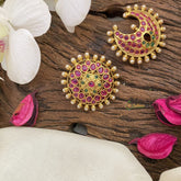 Vriksham Antique Kemp Stone Floral Chandran & Suryan Billai-G17179